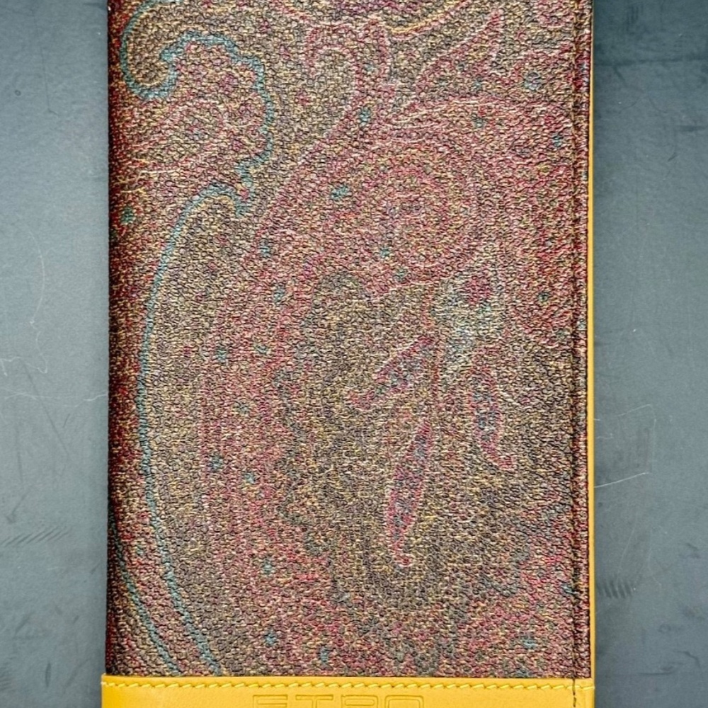 ETRO Classic Arnica Paisley Wallet – Made in Italy - Picture 10 of 11